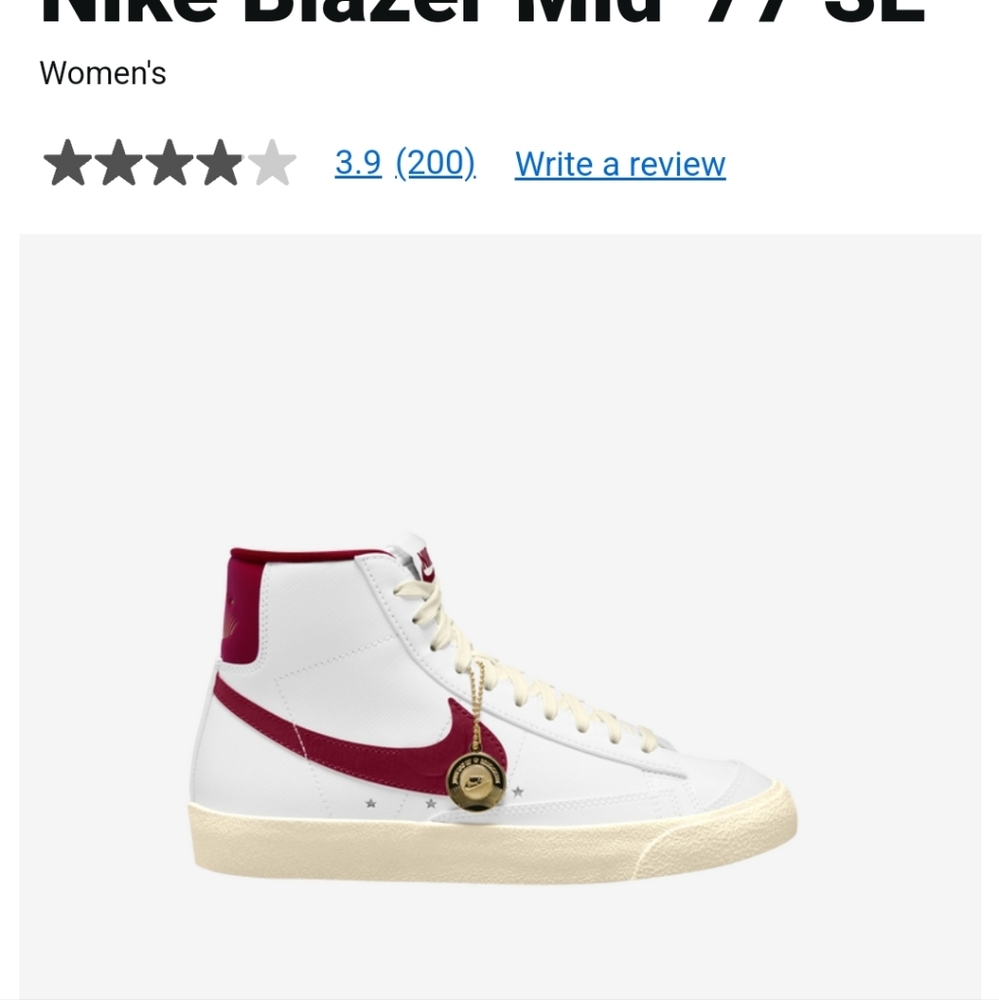 W Blazer Mid '77 SE SIZE 5 WOMENS - Picture 6 of 6